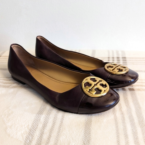 Tory Burch Chelsea Cap-Toe Leather Ballet Flat - Picture 7 of 12